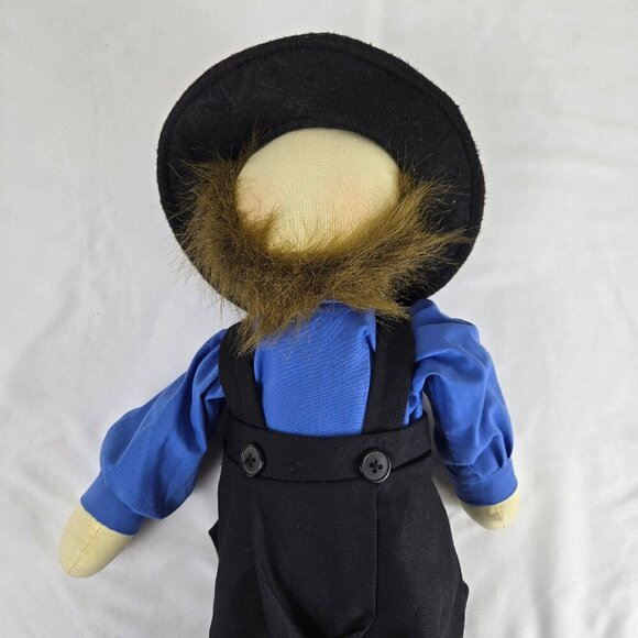 Handmade Faceless Amish Dolls Boy and Girl Traditional Clothing Style Cotton - Picture 3 of 12